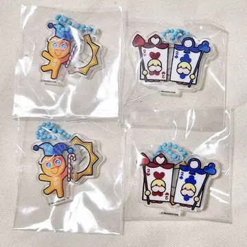 쿠키런 킹덤 용감한 쿠키 슈가 노움 아크릴 키링 4개 세트