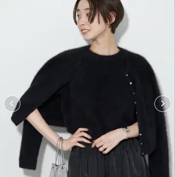 plage 플라주 캐시미어 믹스 퍼 가디건