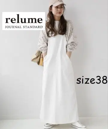 JOURNALSTANDARD relume 오버롤 스커트 화이트