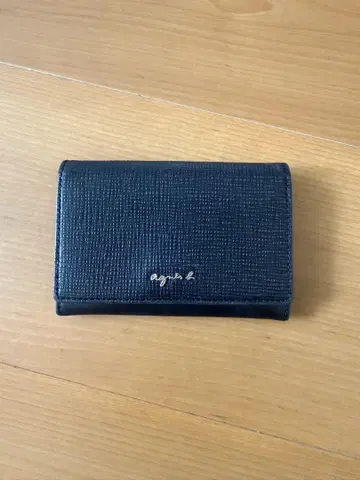 agnis b. 블랙 명함지갑