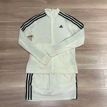 adidas 골프 여성용 셋업 메쉬 자켓 화이트