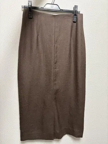 UNITED ARROWS 모카색 타이트 스커트 40 앞 슬릿