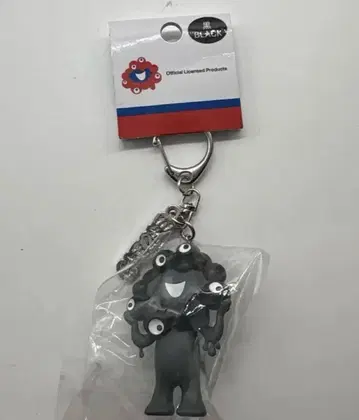 EXPO2025 블랙 미야쿠미야쿠 입체 PVC 키링 플레이트 부착 블랙