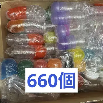 빈 캡슐 약 500개 가샤폰 대중 세퍼레이트 타입 컬러풀 랜덤
