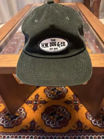 H.W. DOG & CO. 코듀로이 워크캡