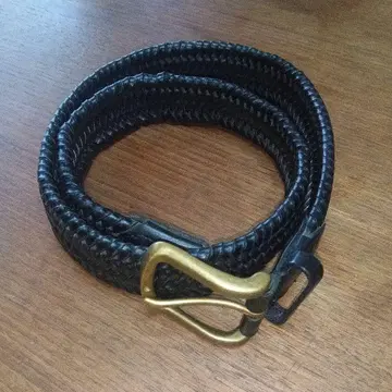 noah 벨트 천연 가죽 메쉬 블랙 30 이탈리아제