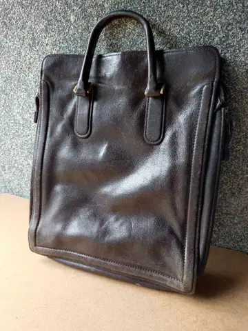 다크 브라운 가죽 비즈니스 백