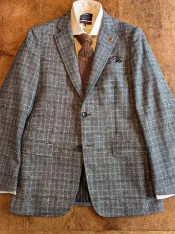 MENSBIGI CROWDEDCLOSET 글렌체크 재킷 M 사이즈