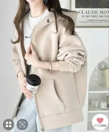 던브로 big 실루엣 오버 사이즈 지퍼 후드티 M 사이즈