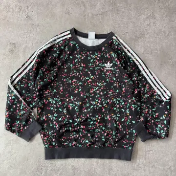 adidas 아디다스 트레포일 꽃무늬 맨투맨 M 플라워 프린트