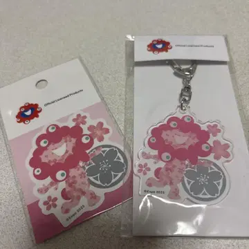 미야쿠미야쿠 벚꽃 디자인 아크릴 키링 & 스티커