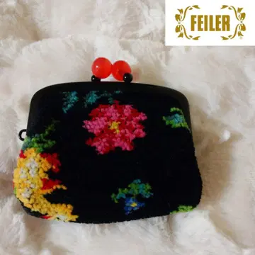 FEILER 페이러 하이디 패턴 가마구치 동전 지갑
