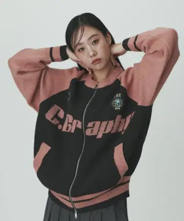 [ CGP ] Codagraphy 니트 집업