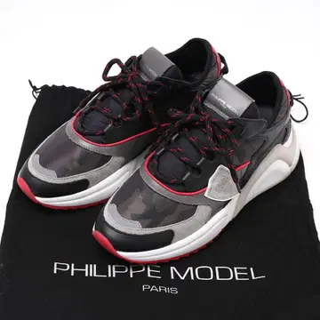 필립 모델 PHILIPPE MODEL 블랙 카모플라주 39