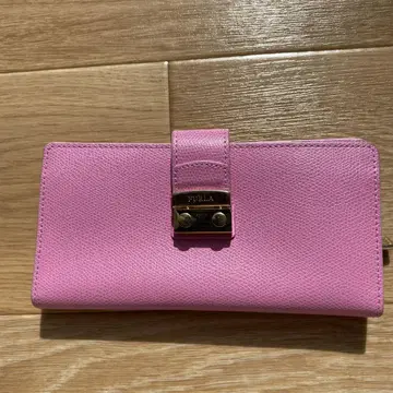 FURLA 핑크 장지갑