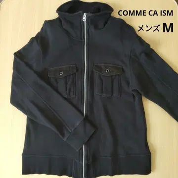 COMME CA ISM 지퍼 후드티 M 블랙