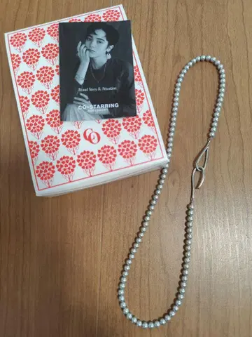 CO*STARRING 펄 목걸이 그레이