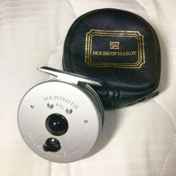 실버 마키스 #5 하디 브로스 플라이 릴 가죽 케이스 포함