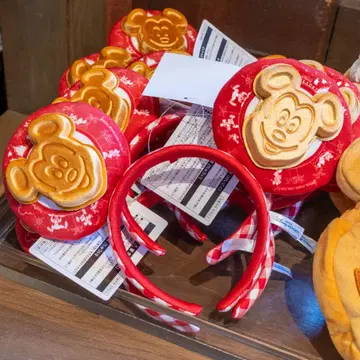 미키 와플 머리띠 Disney 미키마우스 도쿄디즈니씨
