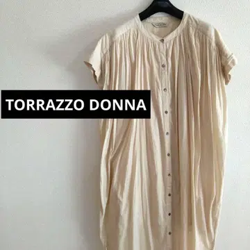 IENA TORRAZZO DONNA 턱 개더 롱 원피스