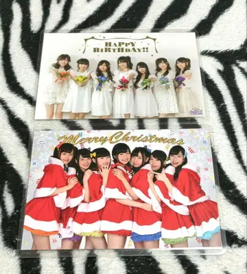 Wake Up Girls! 포토 카드 크리스마스 벌스데이 라미네이티드