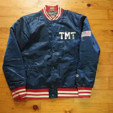 TMT 챔피온 바시티 자켓 나일론 자켓 블랙 BIG HOLIDAY L