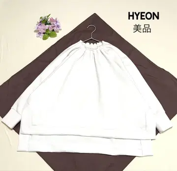 HYEON 풀오버 오버 사이즈 맨투맨 헤욘 트레이닝복 한국