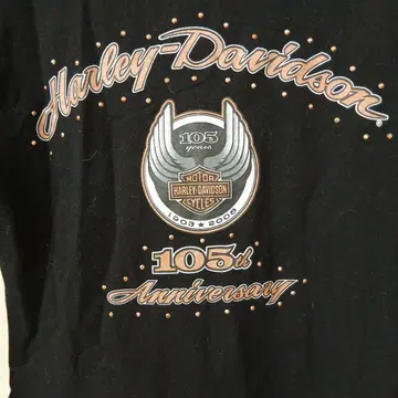 [ 미사용 ] 할리데이비슨 105주년 후드티