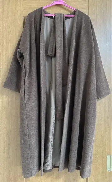브라운 롱 코트 프리 사이즈