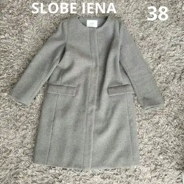 노카라 코트 그레이 38