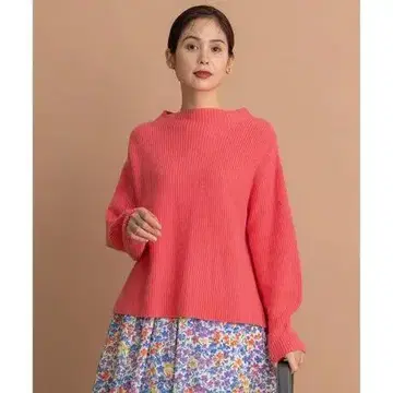 596t*새상품 큰 7 사이즈 쿠미쿄쿠 캐시미어 블렌드 벌키 니트
