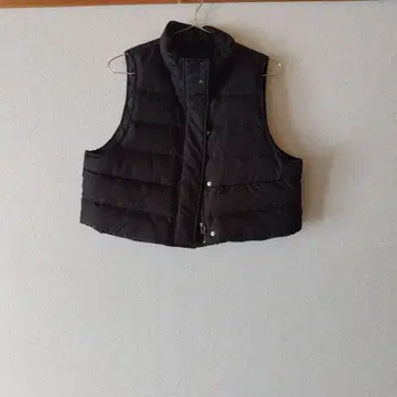 Les Ageu 블랙 다운 베스트 SIZE1