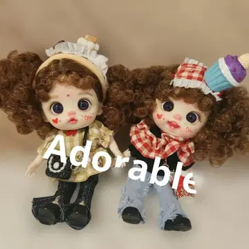 커스텀 인형 2체 세트 오비츠 아이시돌 브라이스 인형 참 포함
