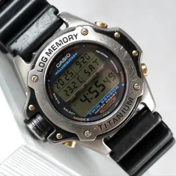 CASIO 카시오 잠수왕 로그 메모리 남성용 손목시계 빈티지