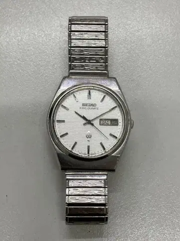 [ SEIKO KING QUARTZ ] 5856-8070 손목시계 정크