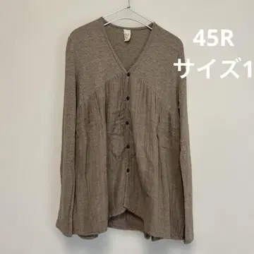 45R 사이즈 1 절개 레이어드 스타일 튜닉