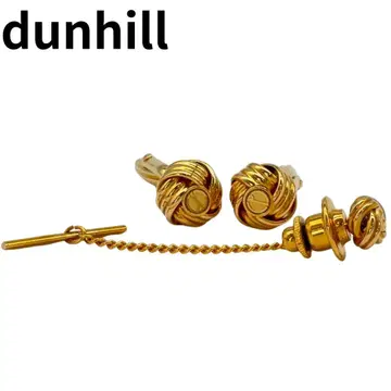 dunhill (던힐) 골드 노트 디자인 커프 링크스 & 타이