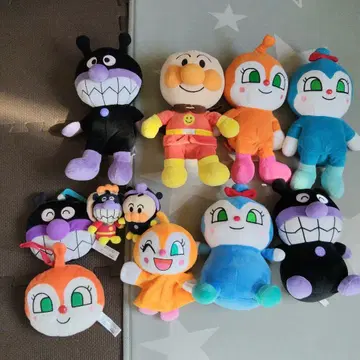 호빵맨 봉제 인형 세트