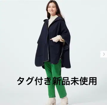 GU 후디 판초 네이비 M 사이즈