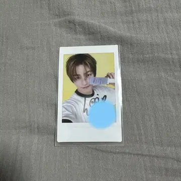 tws 지훈 친필 사인 폴라로이드