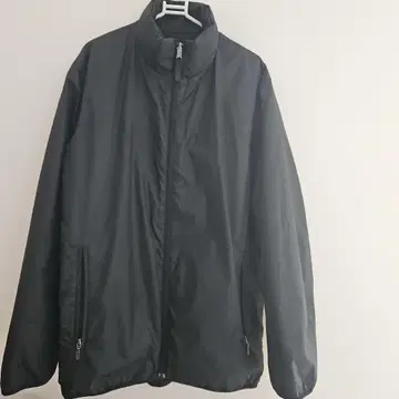 블랙 나일론 자켓