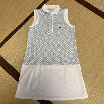 LACOSTE 폴로 원피스 36 물방울 패턴
