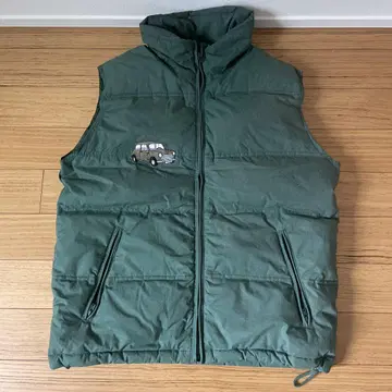 NORTHWEST TERRITORY 그린 다운 베스트 S 빈티지