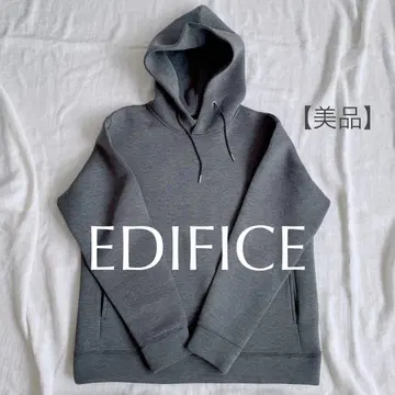 [ 새상품급 ] EDIFICE 에디피스 종이 후드티 M 그레이