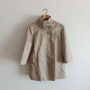 CLOCHE 크로셰 베이지 숏 트렌치코트 사이즈 11호