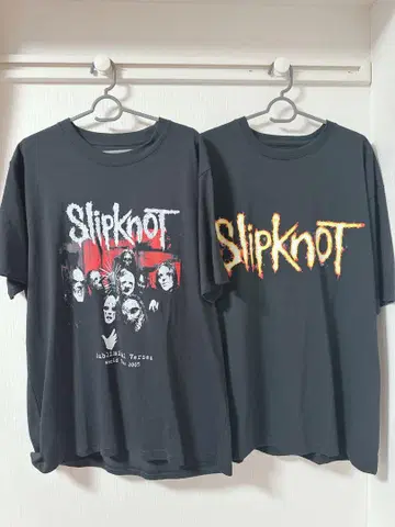 Slipknot 티셔츠 2장
