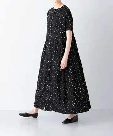 kagure 도트 2WAY 개더 원피스 / kagure