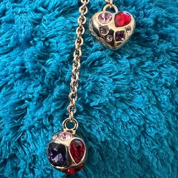 MARC BY MARC JACOBS 골드 하트 모양 체인 목걸이