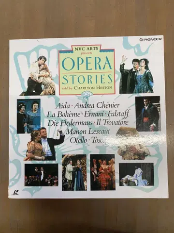OPERA STORIES 찰턴 헤스턴 레이저 디스크