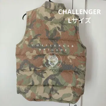 CHALLENGER 카모플라쥬 다운 베스트 L 사이즈